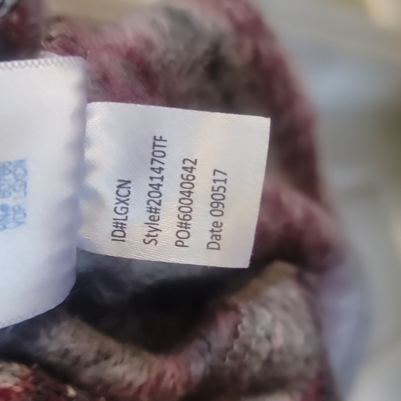 Nautica Fair Isle Print Soft Robe Shawl Collar - Picture 9 of 9